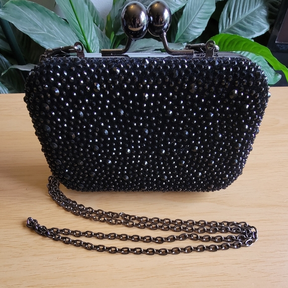 unknown Handbags - Purse Mini Kisslock Glittery Cocktail party crossbody/hand held purse. 😍